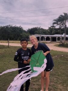 He made me this kite!